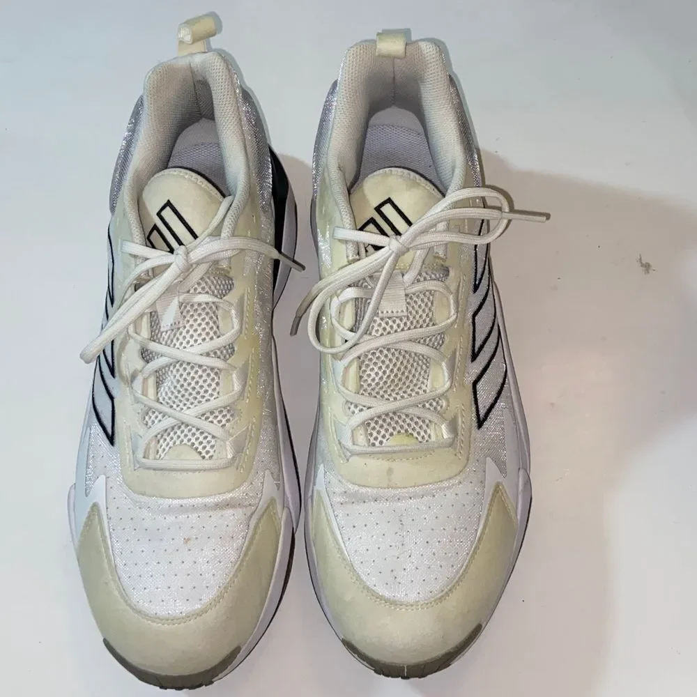 Adidas #335 320 White Mesh Sneakers Size 16 USA